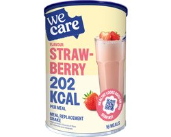 WeCare - Meal Replacement Shake - Aardbei - 1 x 436 gr
