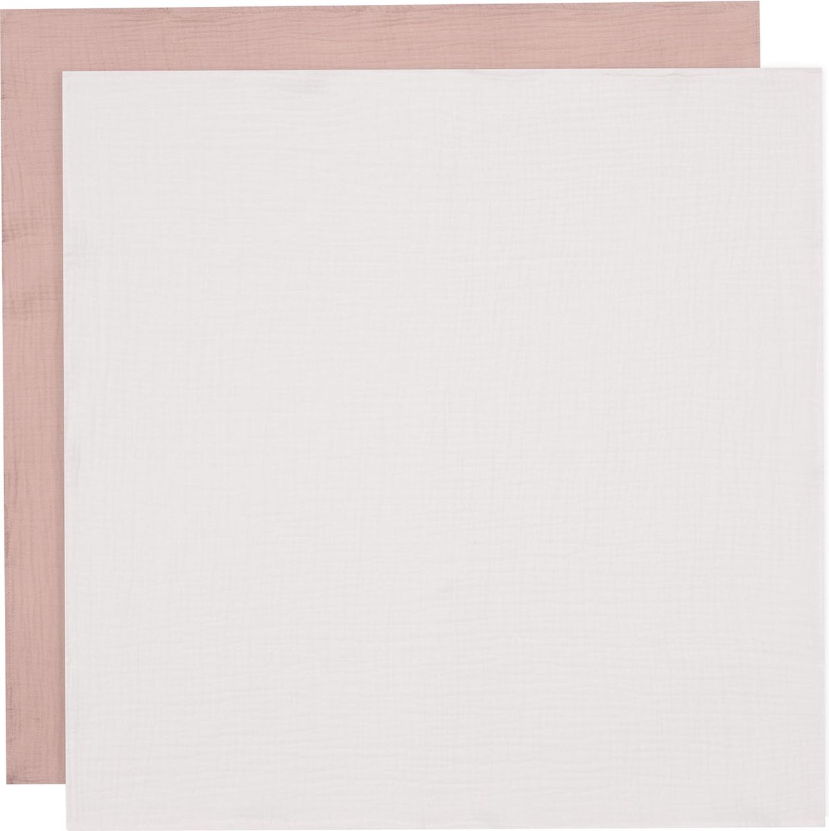 Goedkoopste Jollein Hydrofiele Doek Small - 70x70cm - Wild Rose/Ivory - 4pack