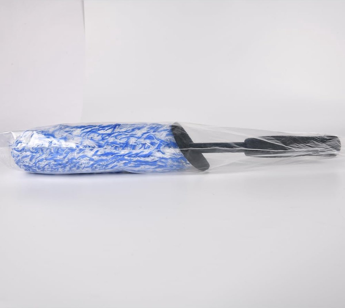URAQT Velgenborstel Voor Aluminium Velgen, Premium Microvezel Velgenborstel Voor Bijzonder Zachte Reiniging Tot Aan De Velg Lange Professionele Autoreinigingsvelgenborstel Blauw