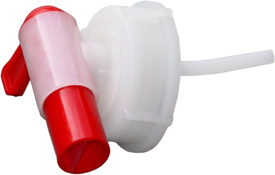 Excellent Kraan voor jerrycan 5 en 10 / DIN51 - Kraantje - Aftapkraan - Jerrycan dop met kraantje - 5 tot 10 Liter - Rood van Excellent — afbeelding 2