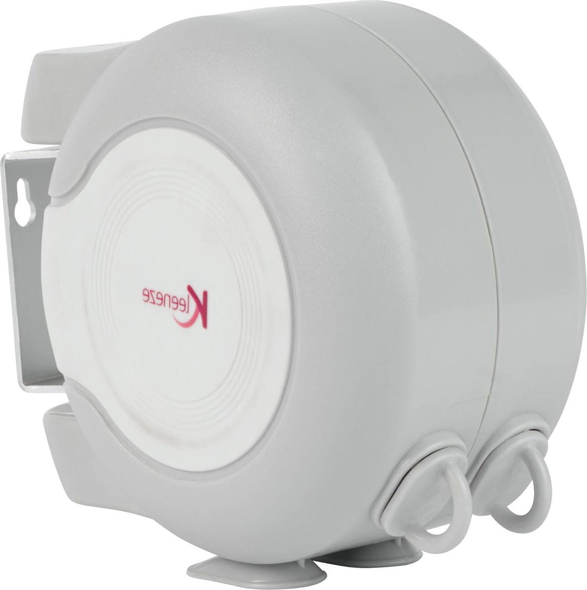 Goedkoopste 30-Metre Retractable Clothing Line Wall Mountable Washing Line - Durable Design - Indoor and Outdoor Use Grey washing line