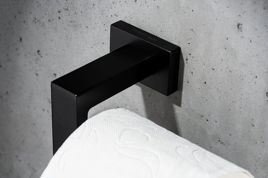 Luxe Zwarte WC Rolhouder Sagittarius One 141S1-B met Tijdloos Design - Badkamer & Toilet Papier Houder Toilet Paper Holder van Luxe — afbeelding 4