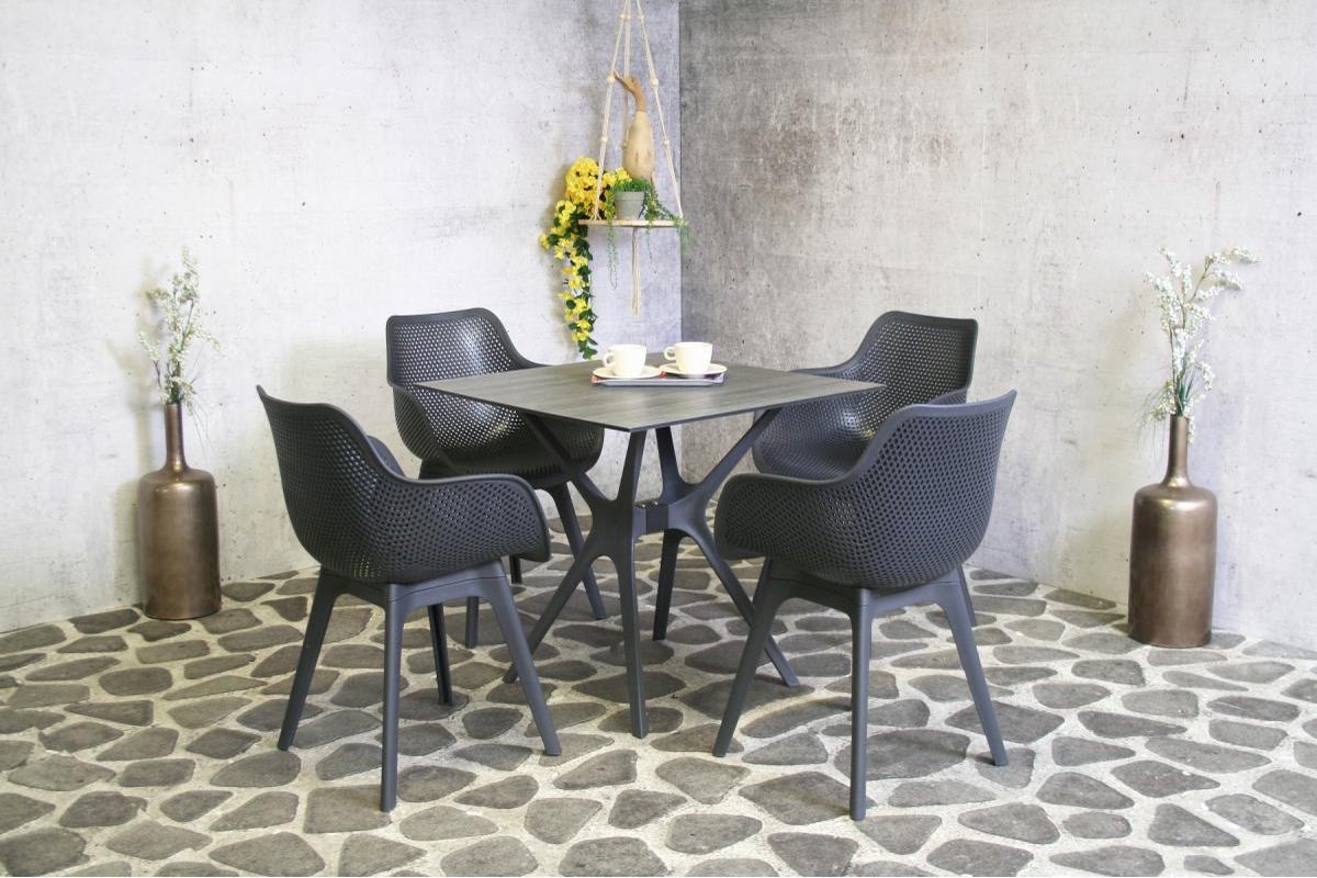 Sens-Line Jasper Garden Chair Plastic Grey