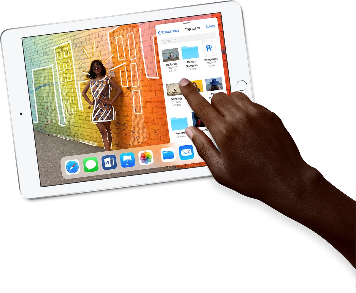 Apple iPad 2018 9.7 inch 128GB Zilver WiFi + 4G Tablet A10 Fusion Chip Apple Pencil ondersteuning - Afbeelding 4