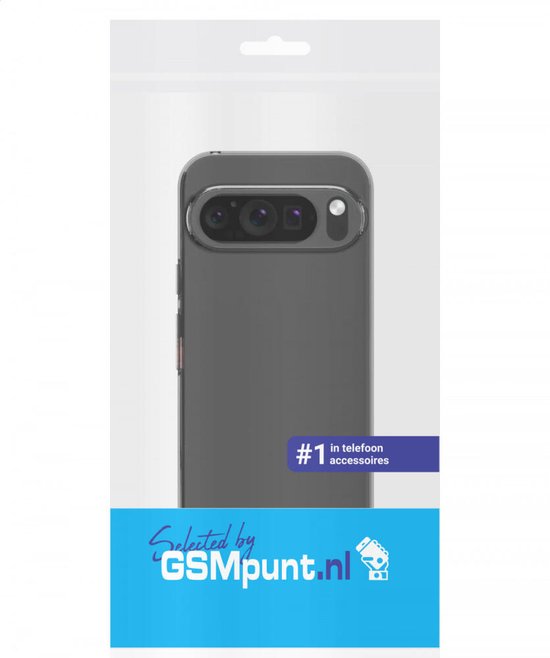 Coque fine transparente en TPU adaptée à Google Pixel 9 Pro XL | Coque arrière | Poids léger | Étui Ultra mince | Flexible | TPU souple | Transparent