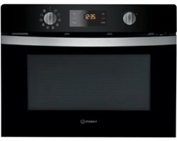 Indesit MWI 3445 BL | Inbouw combi magnetron | 45 cm | Zwart