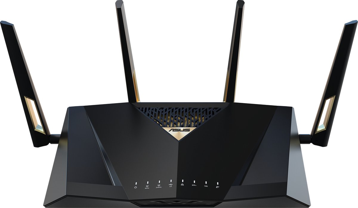 ASUS RT-BE88U - Router - WiFi Versterker Dual-band - WiFi 7 - 7200 Mbps - 10G Poort - SFP+ – foto 6