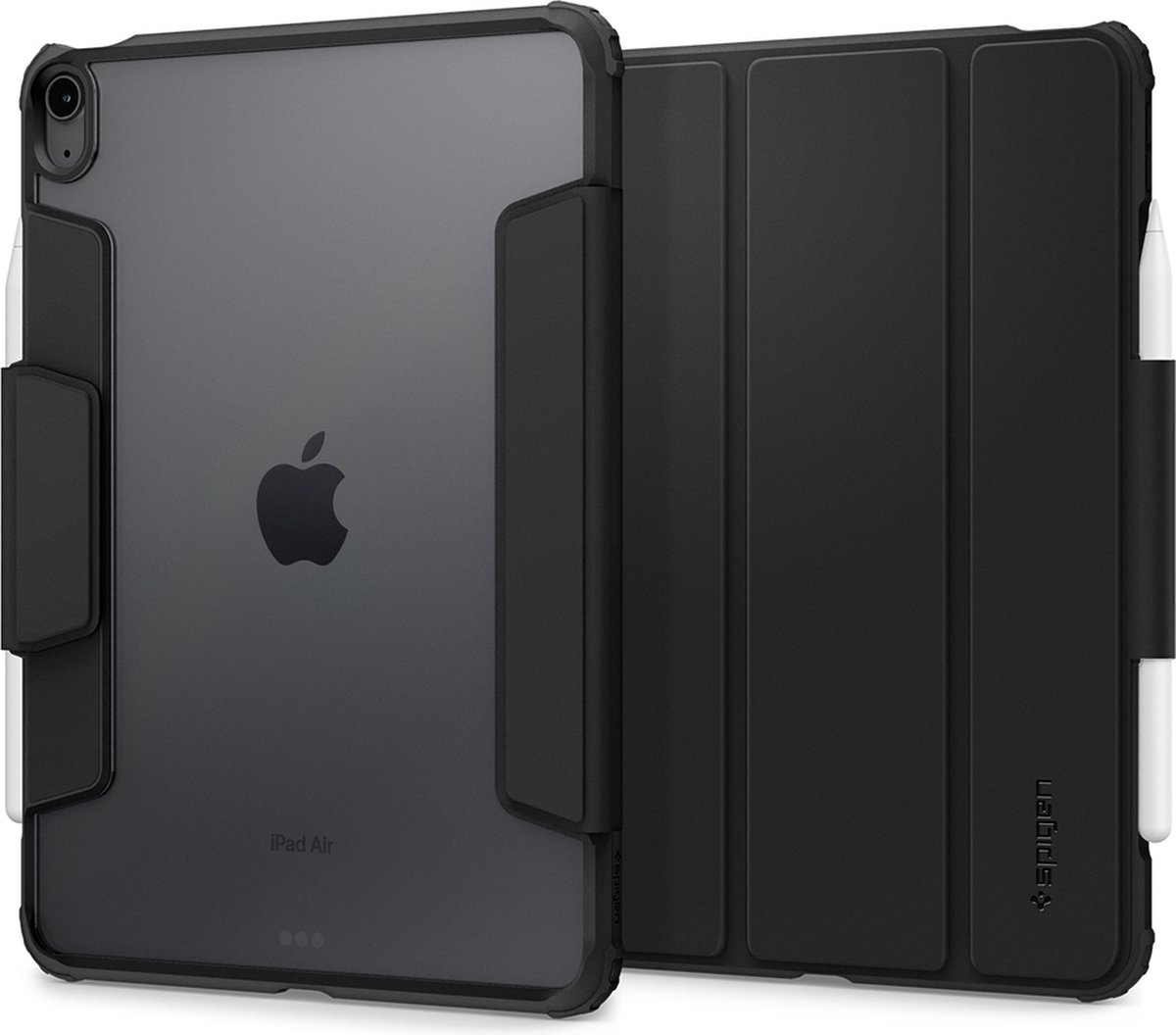 Spigen Air Skin Pro Apple iPad Air 11 (2024) Hoes Book Case Zwart