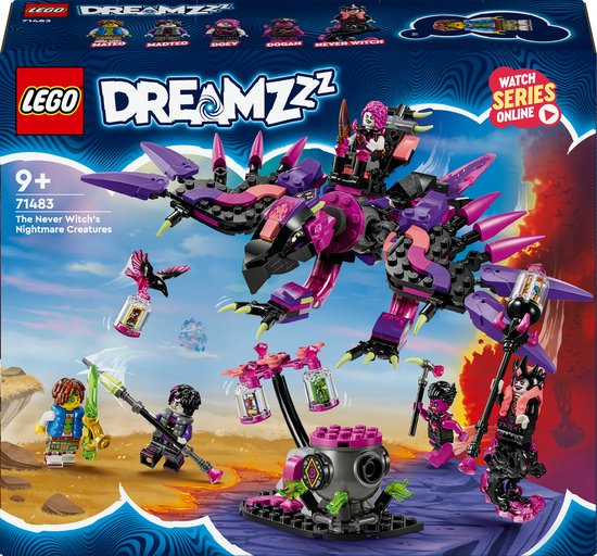 Foto: Lego dreamzzz de nachtmerriewezens van de neder heks 71483