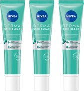 3x NIVEA Derma Skin Clear Nacht Exfoliant 40 ml