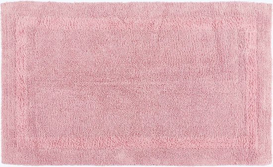 Homescapes XXL badmat roze 70x120 cm gemaakt van 100% katoen