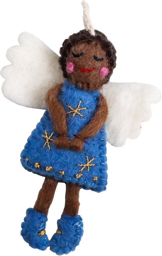 Return to Sender | Beschermengel Angel of the world blauw - sleutelhanger