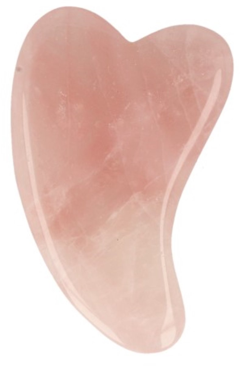 Rozenkwarts guasha massage schraper hart