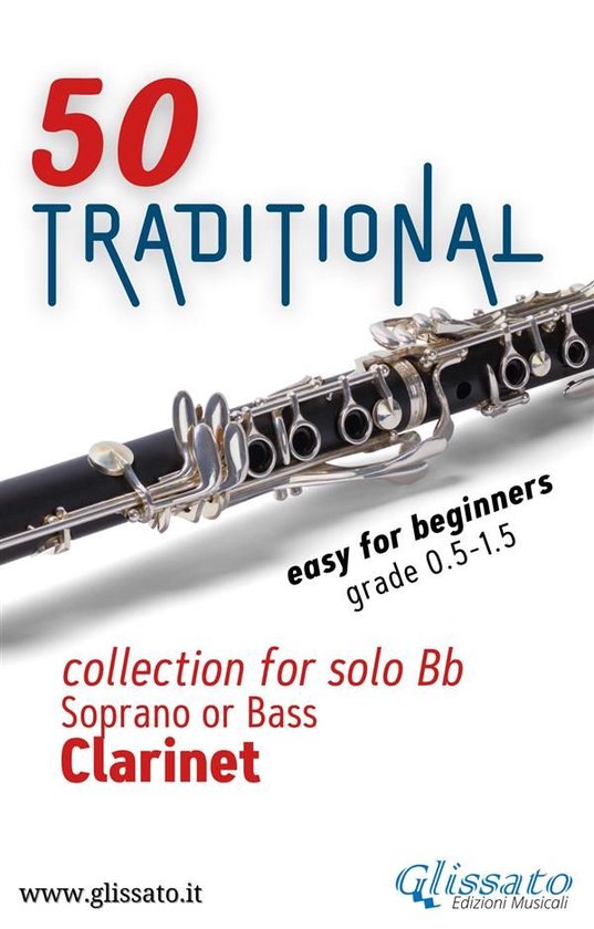 50 Traditional - collection for solo Bb Soprano or Bass Clar ... - cover