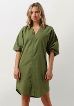 Penn & Ink Dames Mini Jurk Dress Groen - Maat 40