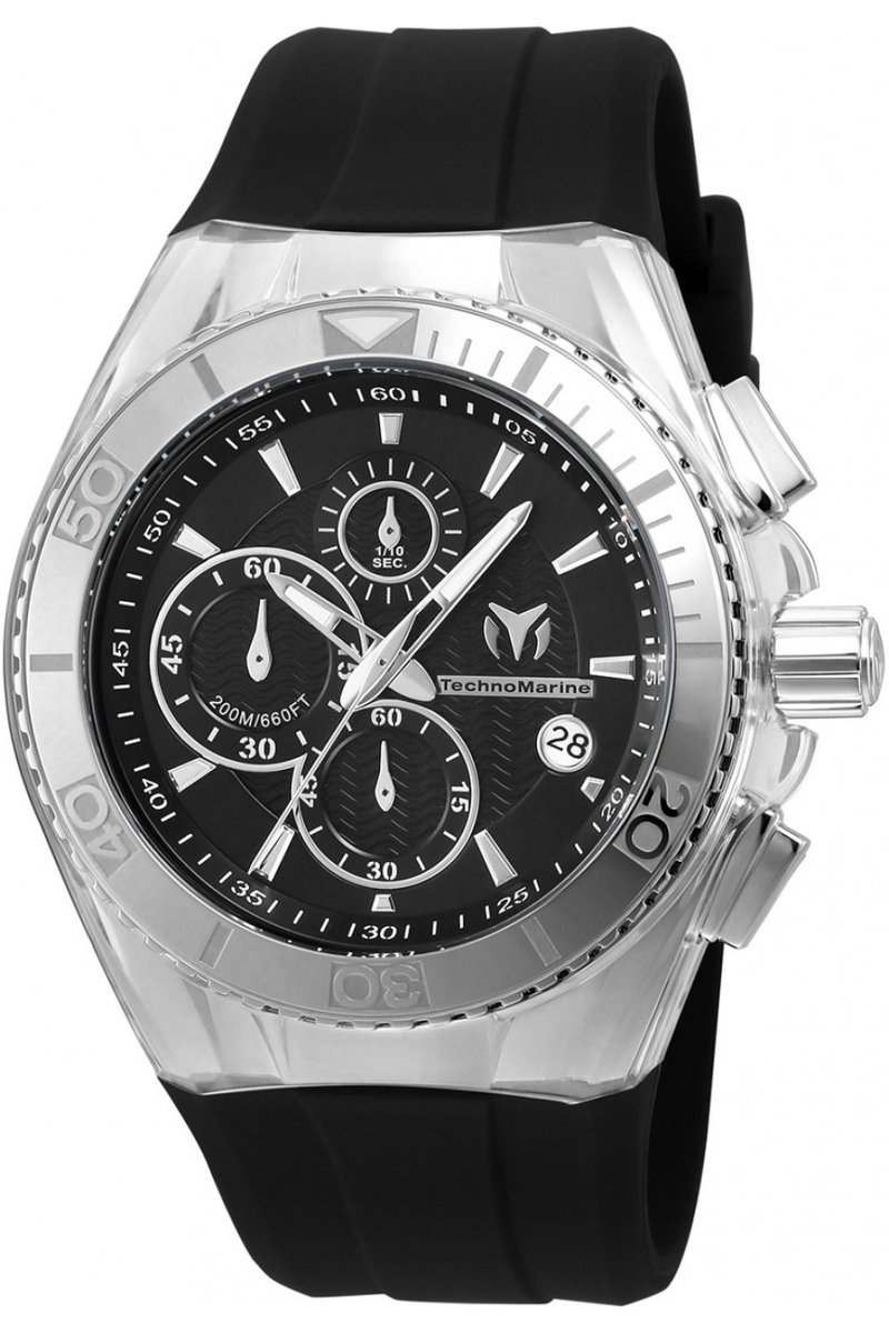 Technomarine Original TM-115042 - Horloge - Siliconen - Wit - 47 mm