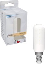 LED's Light LED Lamp E14 - T25 voor koelkast en afzuigkap - Warm wit licht