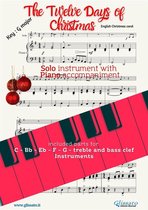 Christmas carols for all instruments and easy piano 14 - The twelve days of christmas (in G) for solo instrument w/ piano