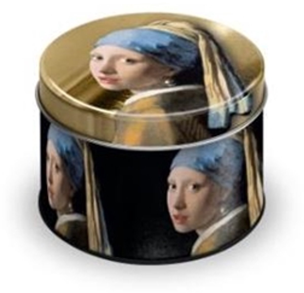 Mini blikje Vermeer Meisje met de Parel