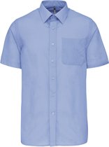 Chemise homme 'Ace' manches courtes marque Kariban bleu ciel taille S