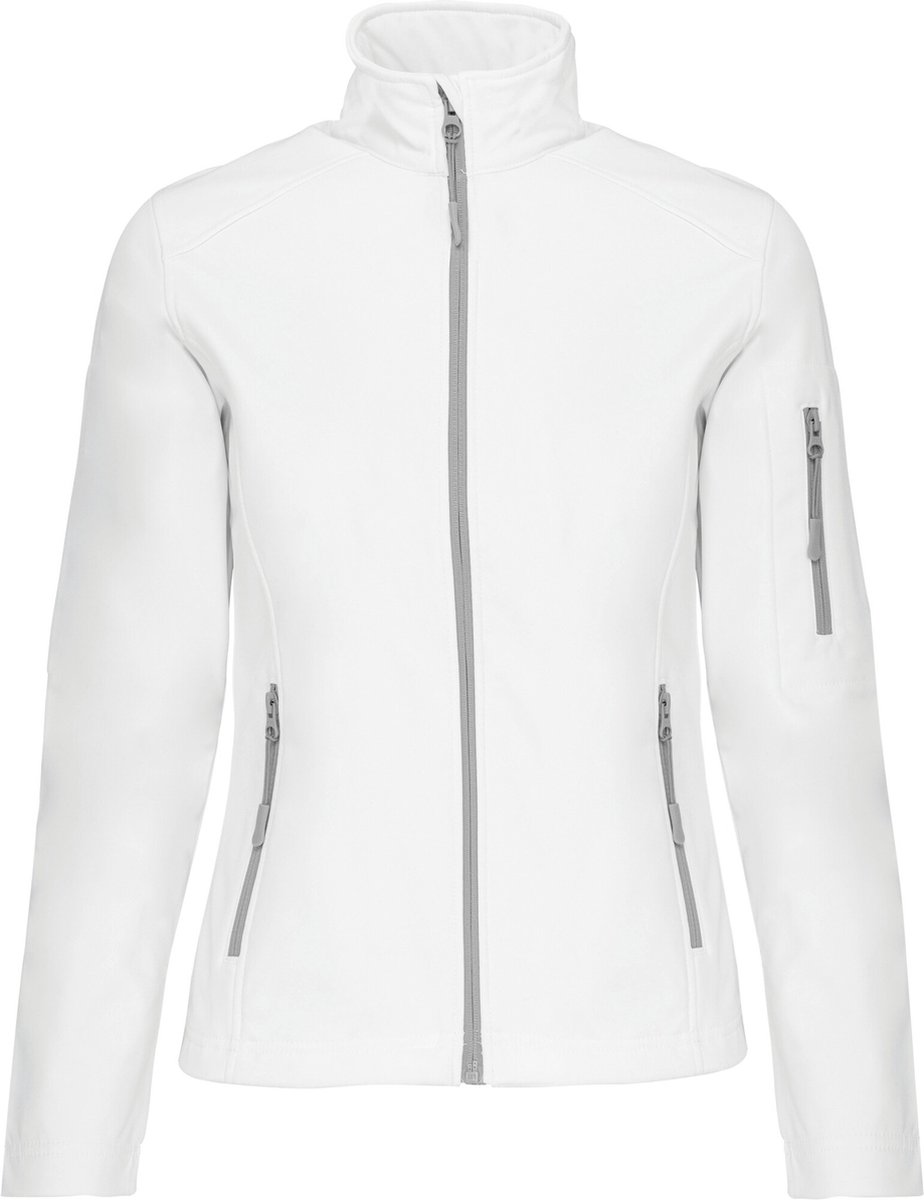 Kariban Dames softshell jas K400 - White - XL