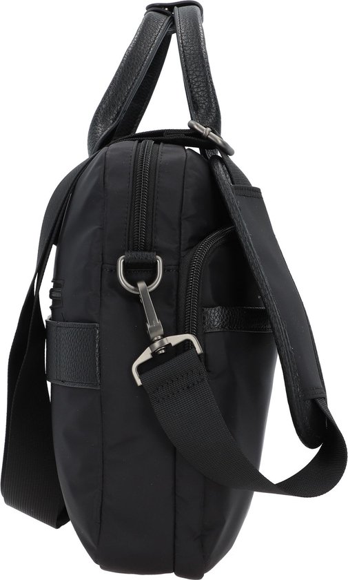 PICARD Sac de bureau Sac à épaule bandoulière pour ordinateur portable S'pore Business Bag Black Noir