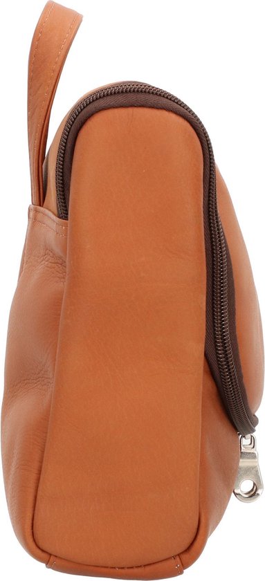 HAROLD'S Cuir Trousse de toilette Country Toilet Bag Cognac Marron clair
