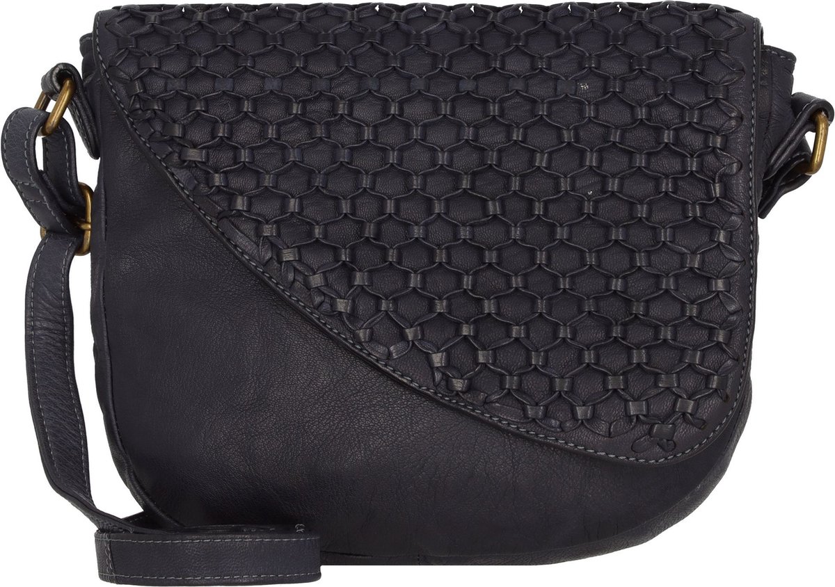 Greenland Nature Femi & Nine Leren Schoudertas 24 cm - Dames - navy