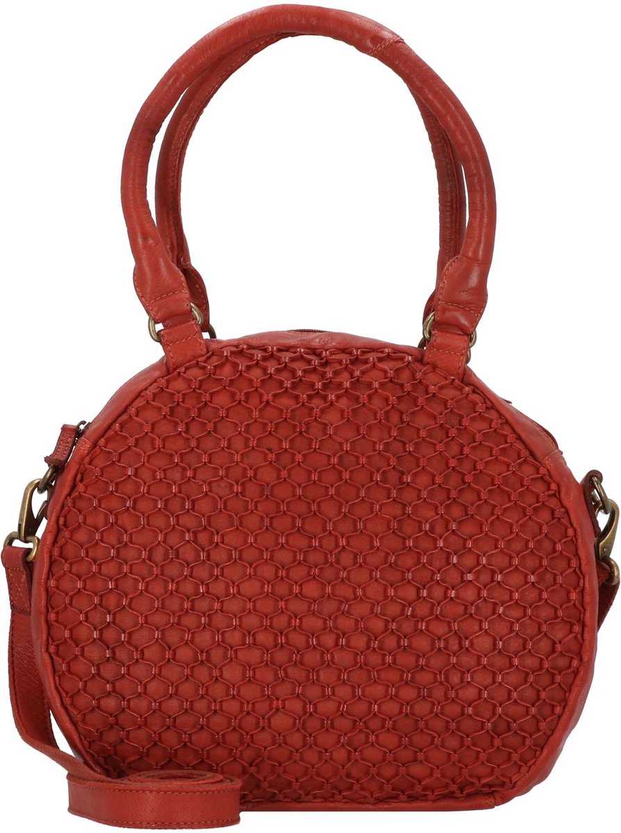 Greenland Nature Femi & Nine Leren Schoudertas 34 cm - Dames - red