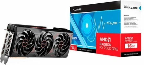 Sapphire Pulse AMD Radeon™ RX 7900 GRE Gaming OC 16GB GDDR6 Dual HDMI/Dual DP