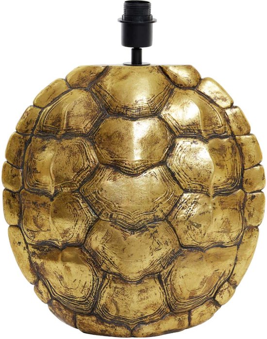 Light & Living Lampvoet Turtle - Brons - 38.5x17x48cm - Modern - Woonkamer - Slaapkamer