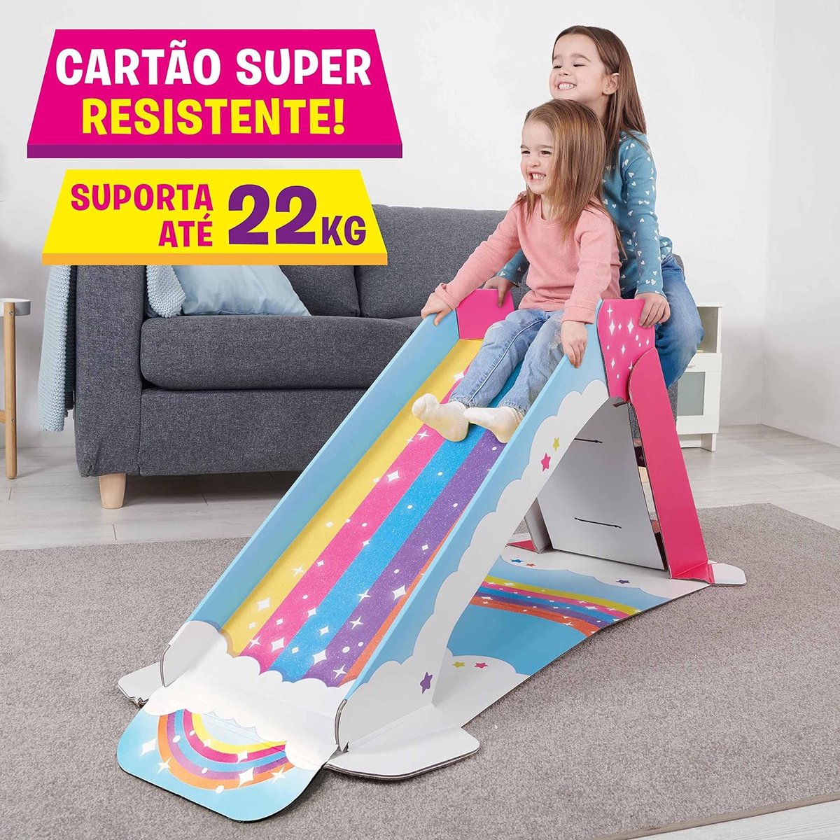 Rocli glijbaan voor 150 cm platform - blauw bij