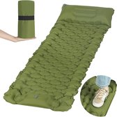 Camping Matras - Campingbedje Matras - Campingmatras Groen - Oprolbaar - 200 x 68 x 9cm