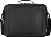 Wenger, BQ Clamshell 16 laptoptas met verstelbare schouderriem, Zwart