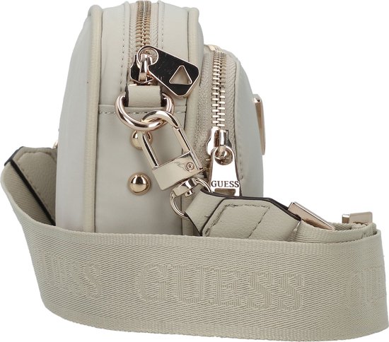 SAC GUESS Bandoulière Eco Gemma Mini Crossbody Camera Bag - Olive - 100% Polyester - NEUF Avec étiquettes