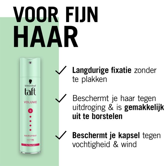 Taft True Volume Mega Strong Spray - Haarstyling - Haarspray - Langdurige Fixatie - Fijne Haartypes - Voordeelverpakking - 6x 250 ml