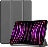 iMoshion Tablet Hoes Geschikt voor iPad Pro 12.9 (2021) / iPad Pro 12.9 (2022) - iMoshion Trifold Bookcase - Grijs