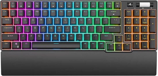 Royal Kludge RK96 - Draadloos Gaming Toetsenbord - Gaming Keyboard - Mechanisch - Polssteun - RGB