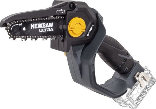 Foto: Mini kettingzaag 7 nexxsaw brushless 18v incl verlengsteel 124 cm met deze compacte kettingzaag zaag je snel en gemakkelijk takken en andere houtsoorten ultra