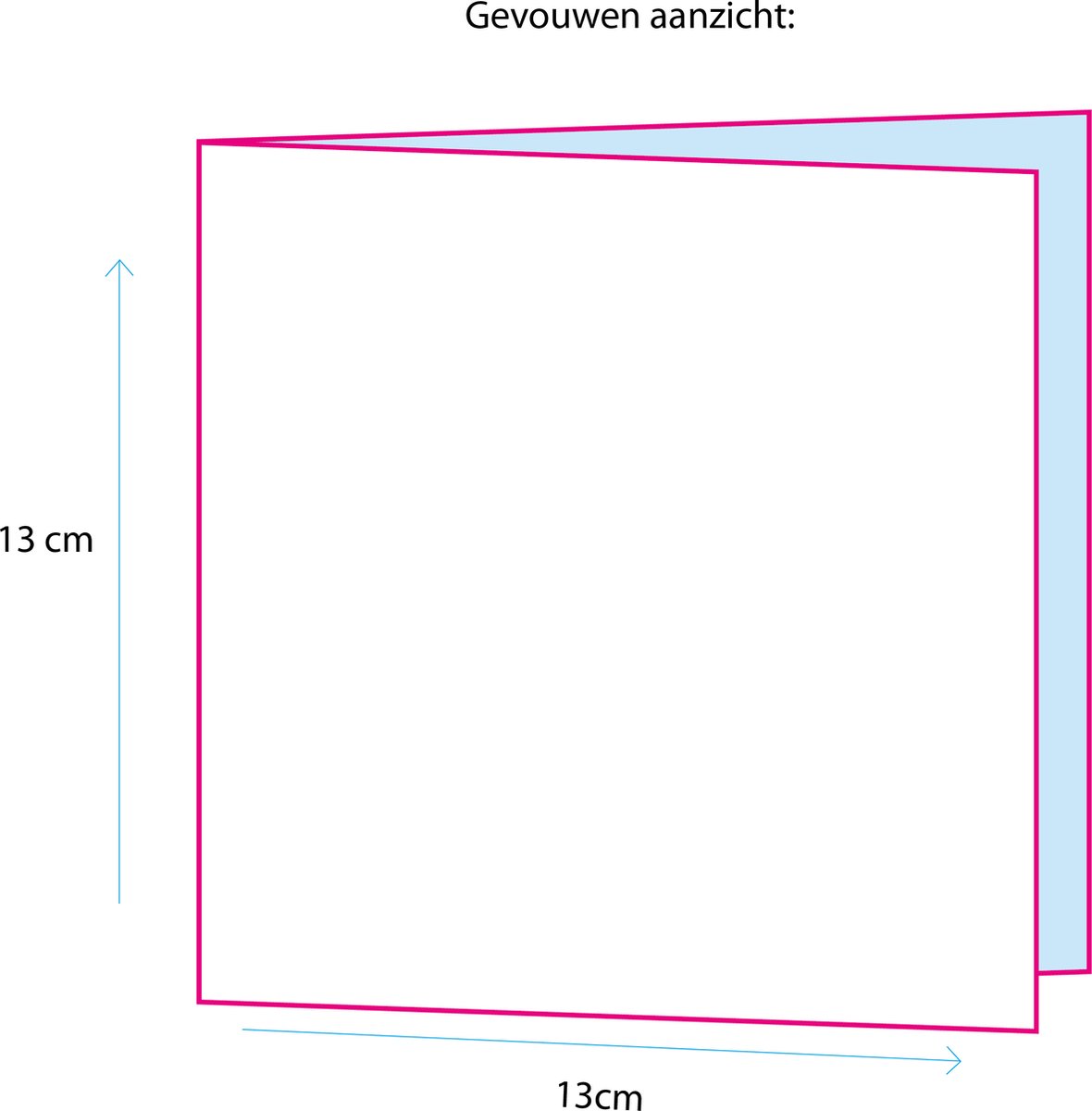 Blanco Gevouwen Kaarten Wit - 40 stuks met envelop - 13x13 cm gevouwen — cadeau in Hobby - foto 5