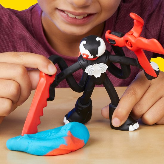 Foto: Play doh marvel spider man werp en snij speelset