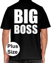 BIG Boss grote maten poloshirt zwart voor heren 4XL