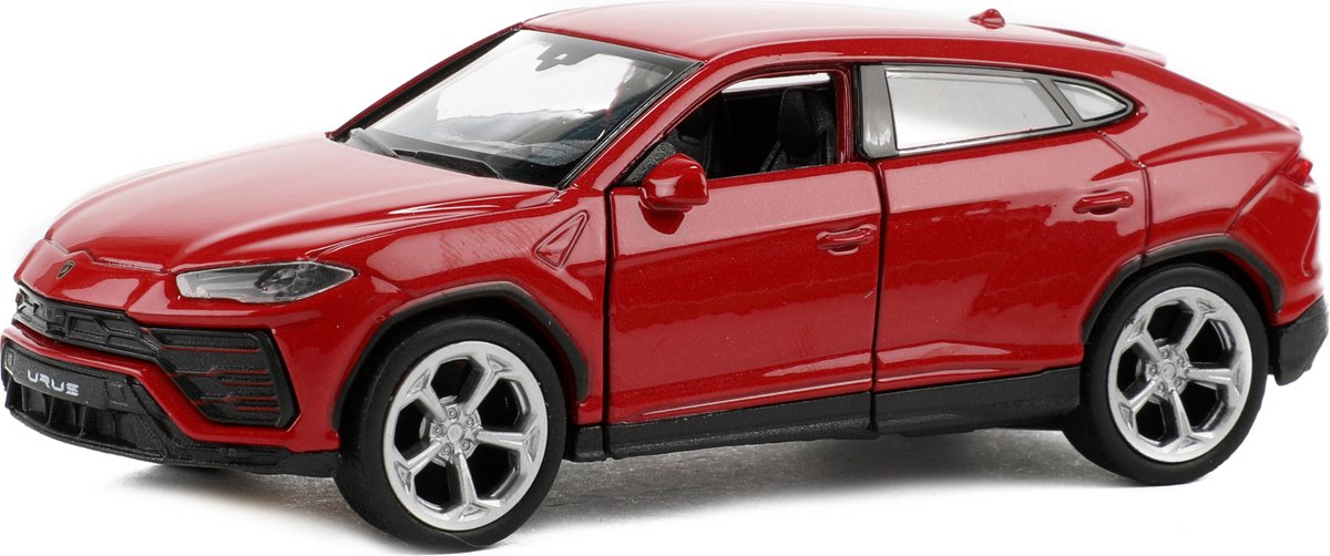 Welly Speelgoed Lamborghini auto rood die-cast metaal 11 cm Model Urus