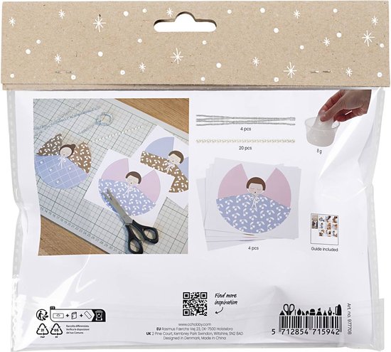 CC Mini Hobbyset Decoraties van Papier Engelen