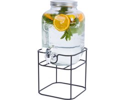 Cookinglife Drankdispenser met kraantje – 4 liter – limonadetap - watertap met stevige houder - Ideaal voor Feestjes of BBQ