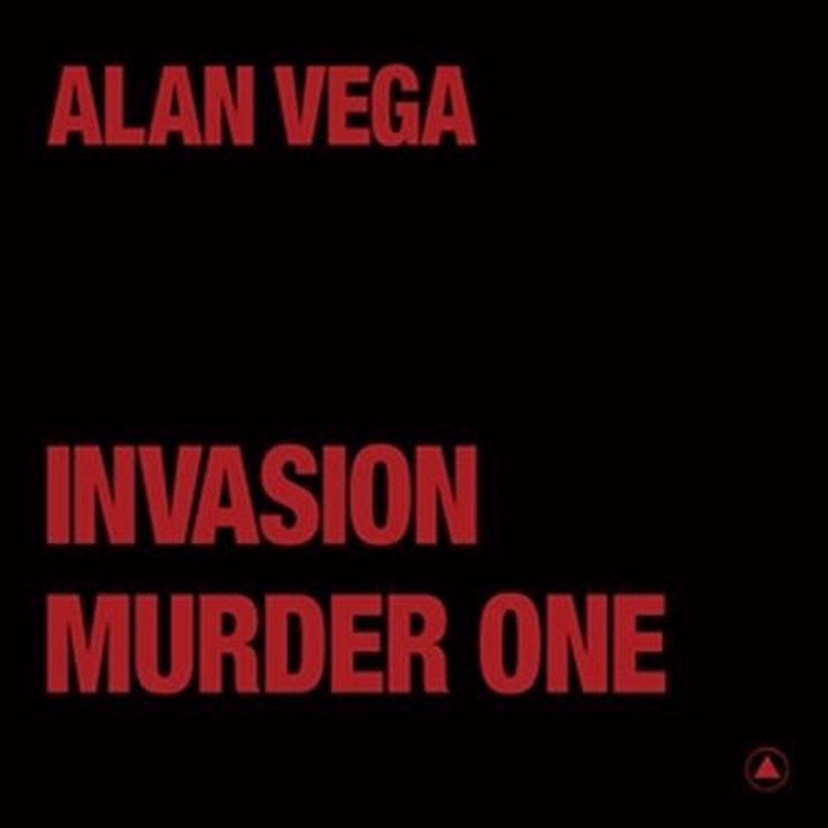 Alan Vega - Invasion / Murder One (12" Single) (Coloured Vinyl)