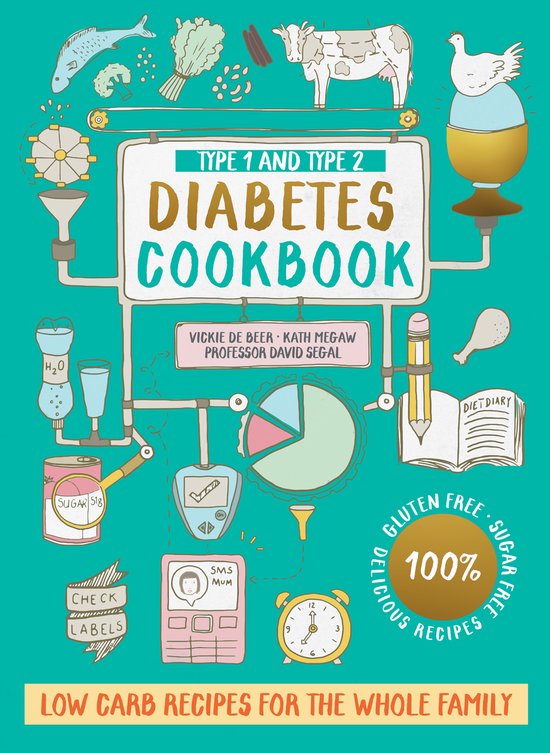 Type 1 and Type 2 Diabetes Cookbook - cover