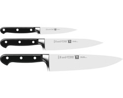 3-Delig Zwilling Professional S Messenset – Speciaal Roestvrij Staal Zwart