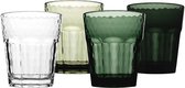 Bo-Camp - Limonade glas - Mix & Match - Kunststof - 200 ml - 4 Stuks - Groen