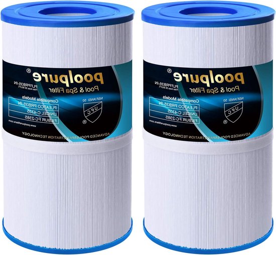 2 Filtres De Spa 35 Pi² - Compatible Pleatco PRB35-IN, Unicel C-4335, Pentair R173431 - 5x9 Pouces